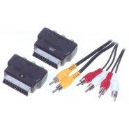 SCART, TOS (RCA) Kablo Seti, 4 Parça  