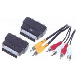 SCART, TOS (RCA) Kablo Seti, 4 Parça  