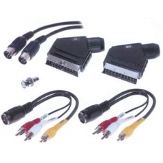SCART, TOS (RCA) Kablo Seti, 6 Parça  