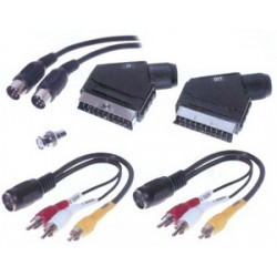 SCART, TOS (RCA) Kablo Seti, 6 Parça  