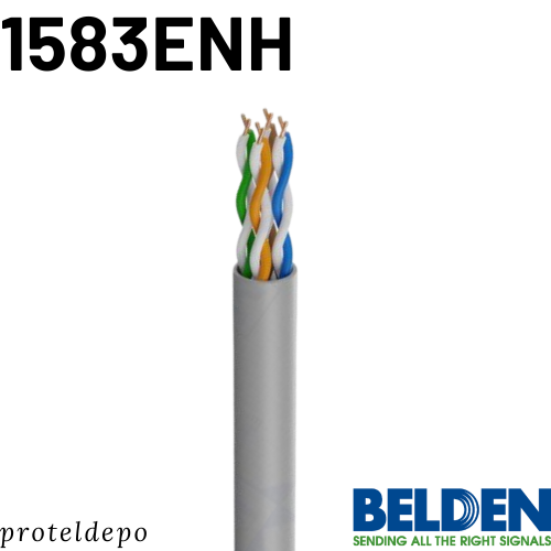 BELDEN 1583ENH Cat.5e UTP, Halojensiz (istediğiniz uzunlukta sipariş edebilirsiniz)