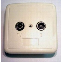 TV/Radyo Geçişli Priz  