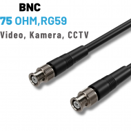 IRENIS 75 Ohm BNC Kablo 0,5m