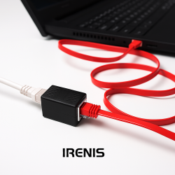 IRENIS CAT6 Uzatma Seti, Yassı Ethernet Kablo ve Ekleyici birlikte, 50 cm IRENIS CAT6 Uzatma Seti, Yassı Ethernet Kablo ve Ekleyici birlikte, 50 cm