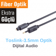 IRENIS Fiber Optik Toslink - 4mm Optik Ses Kablosu , 50cm