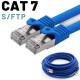 5 adet IRENIS CAT7 S/FTP Ethernet Network Lan İnternet Kablosu, 2 Metre
