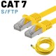 5 adet IRENIS CAT7 S/FTP Ethernet Network Lan İnternet Kablosu, 15 Metre