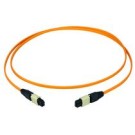 MPO PC female patch cord, beige, G50/125 OM2 - 20 Metre