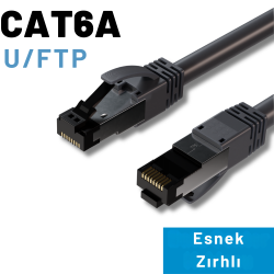 IRENIS CAT6A U/FTP FlexArmor(Esnek Zırh) Kablo, 1 Metre