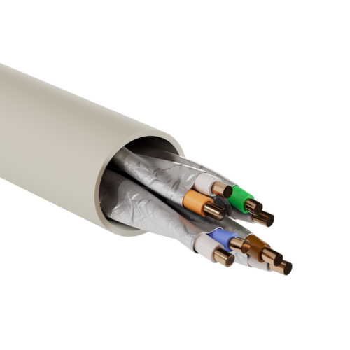 IRENIS CAT6A U/FTP  90° Bükülebilir Kablo 3 metre