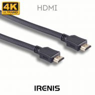 HDMI Kablo, 4K Destekli, Altın Uçlu, Naylon Örgü,  2 Metre
