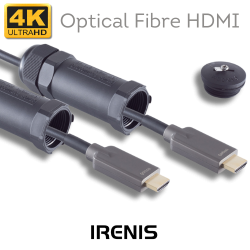 Zırhlı Fiber Optik HDMI Kablo – 4K UHD, 18Gbps, 7.5m