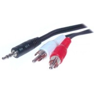 IRENIS 3.5mm Jak / 2 RCA Audio Uzatma Kablosu 1.5 Metre