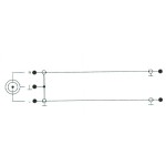 IRENIS 3.5mm Jak / 2 RCA Audio Uzatma Kablosu 1.5 Metre