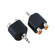 IRENIS 3,5mm Jak Giriş 2 Çıkış A/V Dişi Çevirici Adaptor IRENIS 3,5mm Jak Giriş 2 Çıkış A/V Dişi Çevirici Adaptor