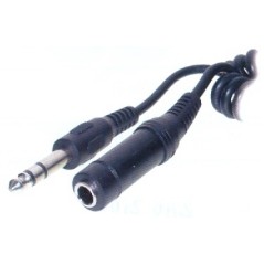 IRENIS 6.3mm fişli Kulaklık/Mikrofon Uzatma Kablosu 5 Metre