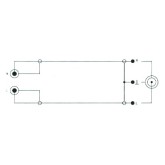 IRENIS 6.3mm Jak / 2 RCA Audio Uzatma Kablosu 1.5 Metre