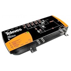 TELEVES 53dB VHF/UHF + 42dB UYDU Dağıtım Amplifikatörü  
