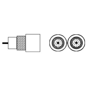 BELDEN MRG5802 RG-58 Twin