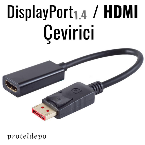 DisplayPort / HDMI Çevirici - 18 Gbit