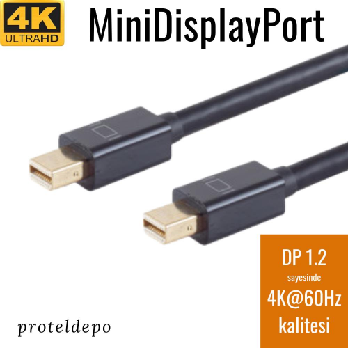 2 metre Apple Macbook Thunderbolt Kablo - 21 Gbit Mini DisplayPort