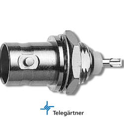 TELEGÄRTNER BNC Bulkhead Socket Solder Termination