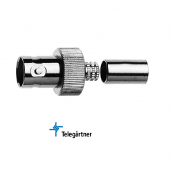 TELEGARTNER BNC Straight Jack Crimp TELEGARTNER BNC Straight Jack Crimp