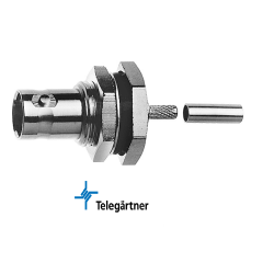 TELEGARTNER BNC Bulkhead Jack Crimp TELEGARTNER BNC Bulkhead Jack Crimp