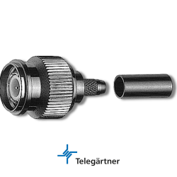 TELEGÄRTNER TNC Straight Plug Crimp