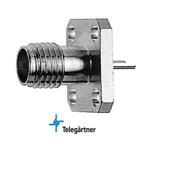 TELEGARTNER SMA Panel Jack Solder pin TELEGARTNER SMA Panel Jack Solder pin