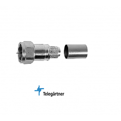 TELEGARTNER F Straight Plug Crimp TELEGARTNER F Straight Plug Crimp