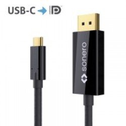 1 metre USB-C / DP 4K Kablosu 1 metre USB-C / DP 4K Kablosu