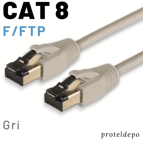 IRENIS CAT8 F/FTP LSZH Ethernet Patch Kablo, 5 Metre