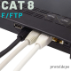 IRENIS CAT8 F/FTP LSZH Ethernet Patch Kablo, 2 Metre