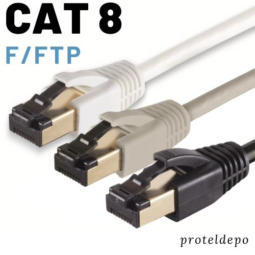 IRENIS CAT8 F/FTP LSZH Ethernet Patch Kablo, 2 Metre