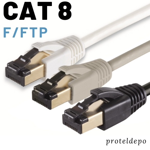 IRENIS CAT8 F/FTP LSZH Ethernet Patch Kablo, 5 Metre