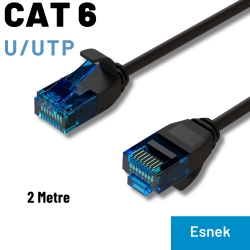 IRENIS CAT6 U/UTP Esnek Kablo, 2 Metre