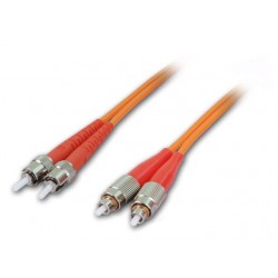 FC/ST 62.5/125 MM Duplex FO Patch cord/Jumper - 1 metre FC/ST 62.5/125 MM Duplex FO Patch cord/Jumper - 1 metre