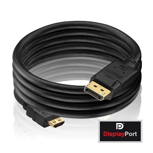 5 Metre DisplayPort/HDMI Kablo 2K (1080p) FullHD, WUXGA