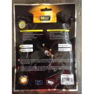1 Metre HDMI Kablo HDgear Super-Slim serisi