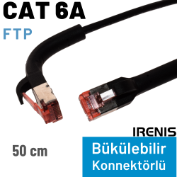IRENIS CAT6A U/FTP  90° Bükülebilir Kablo 50 cm