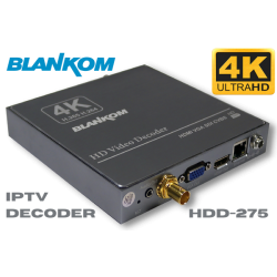 BLANKOM 4K (UHD) IP Dekoder | HDD-275H BLANKOM 4K (UHD) IP Dekoder | HDD-275H