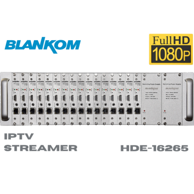 BLANKOM HDE-16265 IPTV Grup Encoder, 16 Kanal Giriş