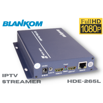 BLANKOM IP Streamer ve Enkoder, HDMI girişli ve çıkışlı | HDE-265L