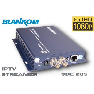 BLANKOM IP Streamer ve Enkoder, HD-SDI girişli | SDE-265