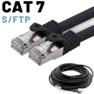 IRENIS CAT7 S/FTP Ethernet Patch Kablo, 1 Metre, Siyah