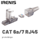 IRENIS RJ45 Aletsiz Montaj tipi Konnektör, Cat.7/6A/6 UTP için
