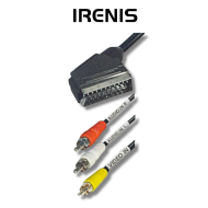 IRENIS SCART - RCA (Tos) Tek yönlü uzatma kablosu 2m IRENIS SCART - RCA (Tos) Tek yönlü uzatma kablosu 2m