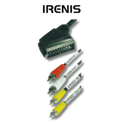 IRENIS SCART - RCA (Tos) Uzatma Kablosu Mono 2m IRENIS SCART - RCA (Tos) Uzatma Kablosu Mono 2m