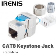 IRENIS Cat.8 Keystone Jack IRENIS Cat.8 Keystone Jack